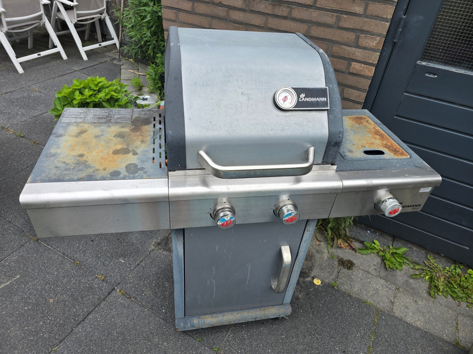 Gasbarbeque, Ophalen, Gebruikt
