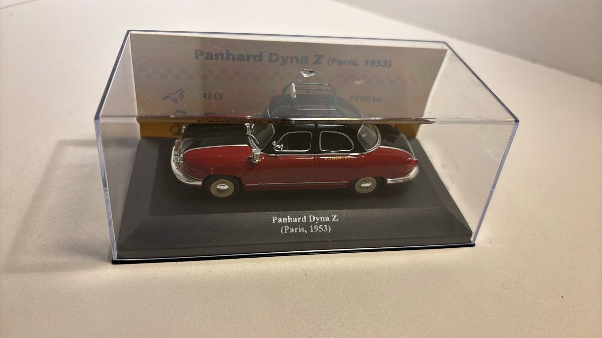 Panhard dyna z paris 1953 altaya 1.43, Overige merken, Auto, Ophalen of Verzenden, A