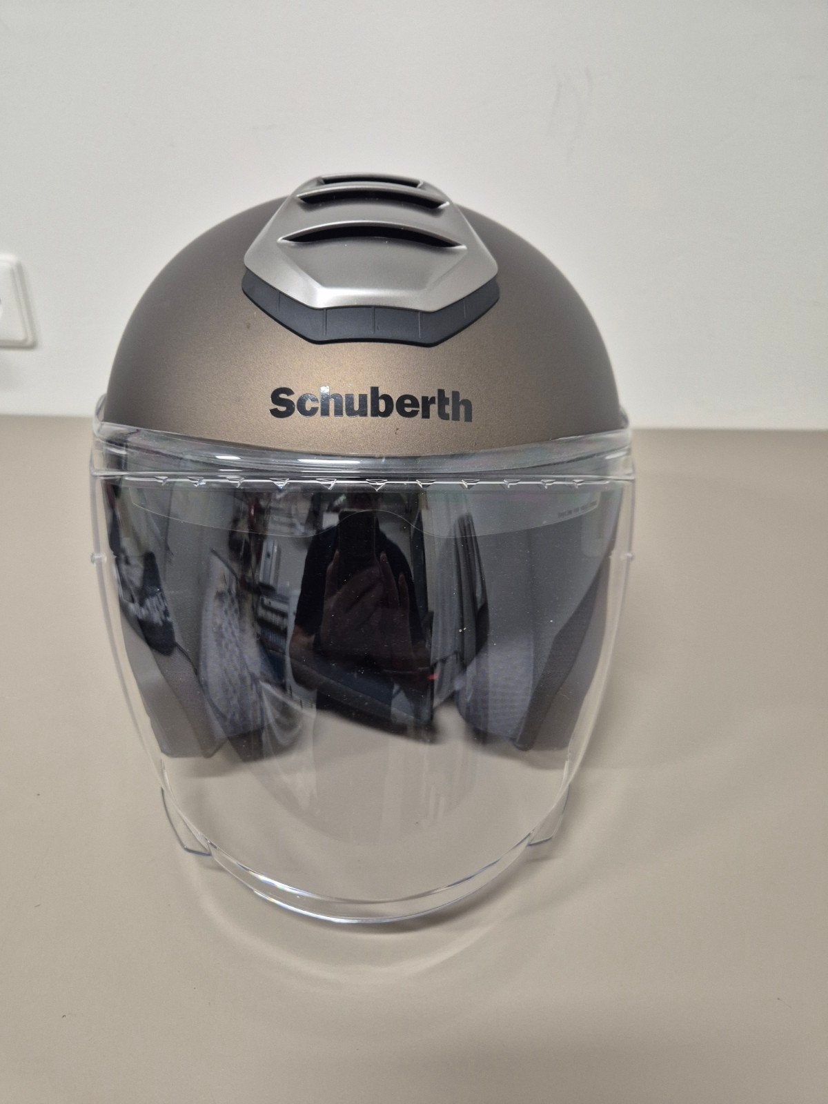 Schuberth Jethelm M1 - Maat XS (54) - Zo goed als nieuw, Motoren, Overige merken, XS, Jethelm, Ophalen of Verzenden
