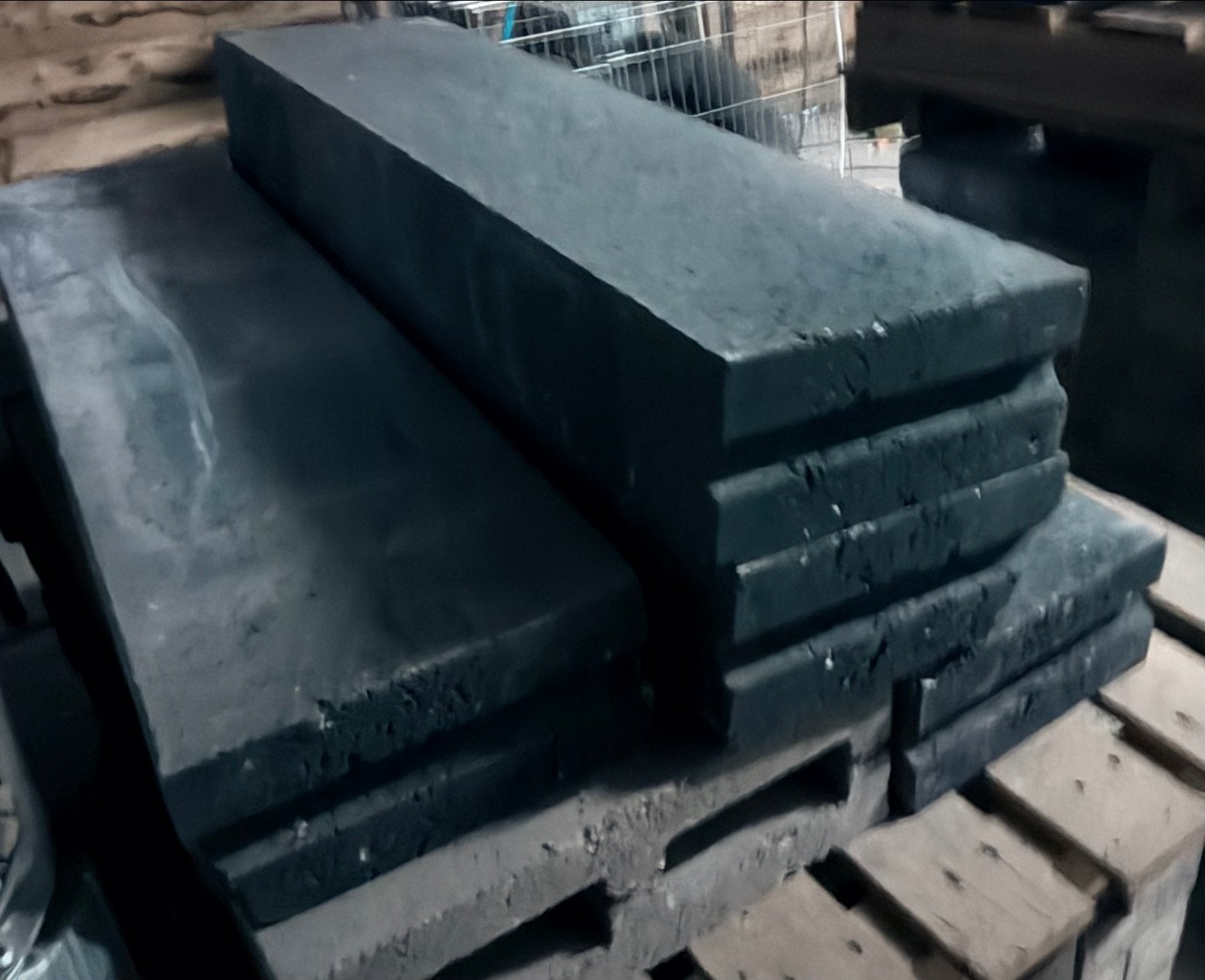 Opsluitbanden 12x25x100 Antraciet, Tuin en Terras, Tegels en Klinkers, Ophalen of Verzenden, Gebruikt, Beton, Overige typen