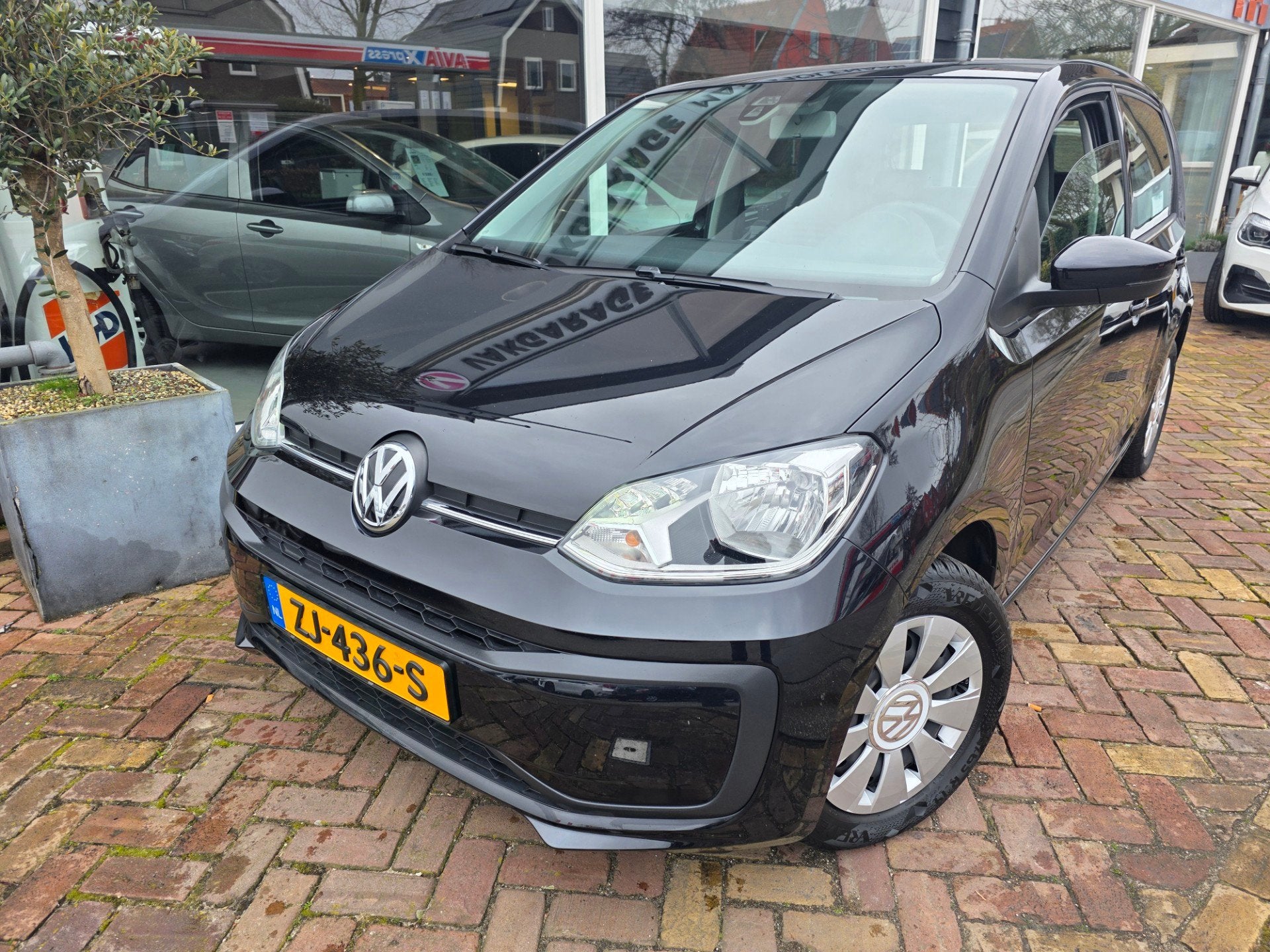 Volkswagen Up! 1.0 BMT move up!leuke auto, Auto's, Voorwielaandrijving, Gebruikt, Zwart, Origineel Nederlands
