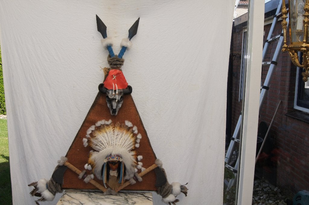 Indianen beelden, Ophalen of Verzenden, Overige materialen, Beeld