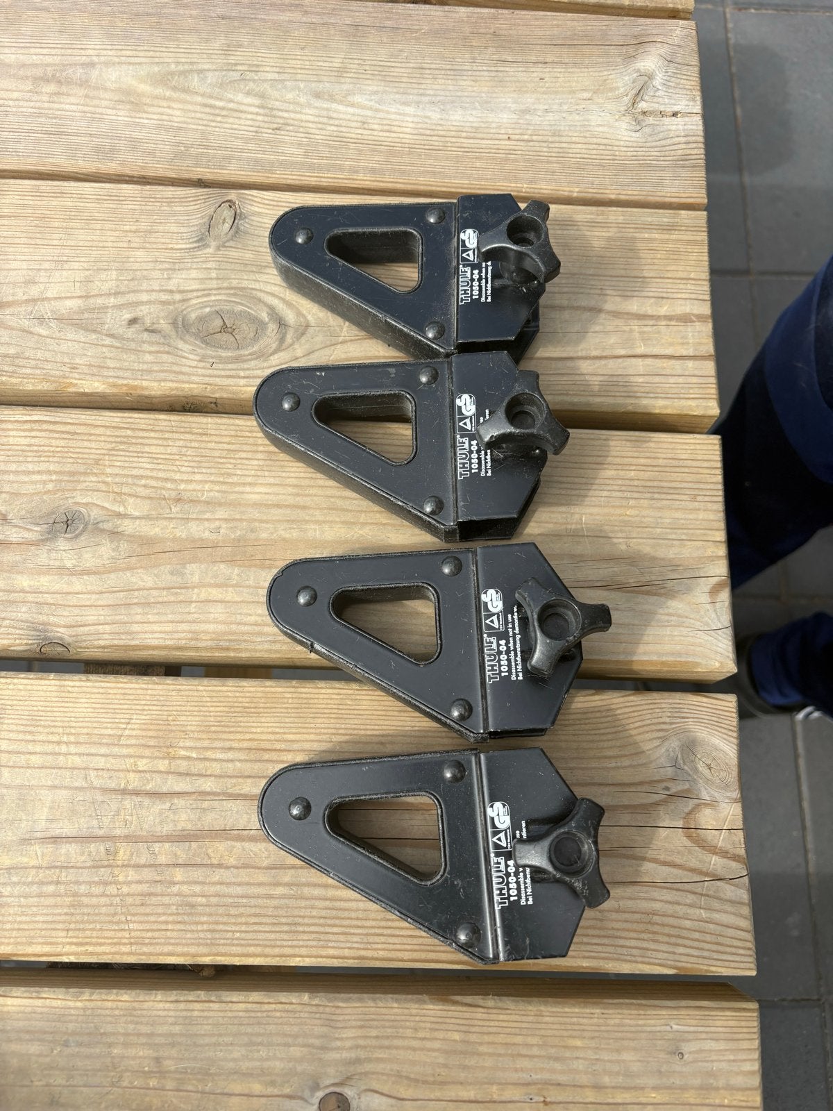 Thule Laddersteunen voor dakdragers (set van 4), Ophalen of Verzenden, Gebruikt