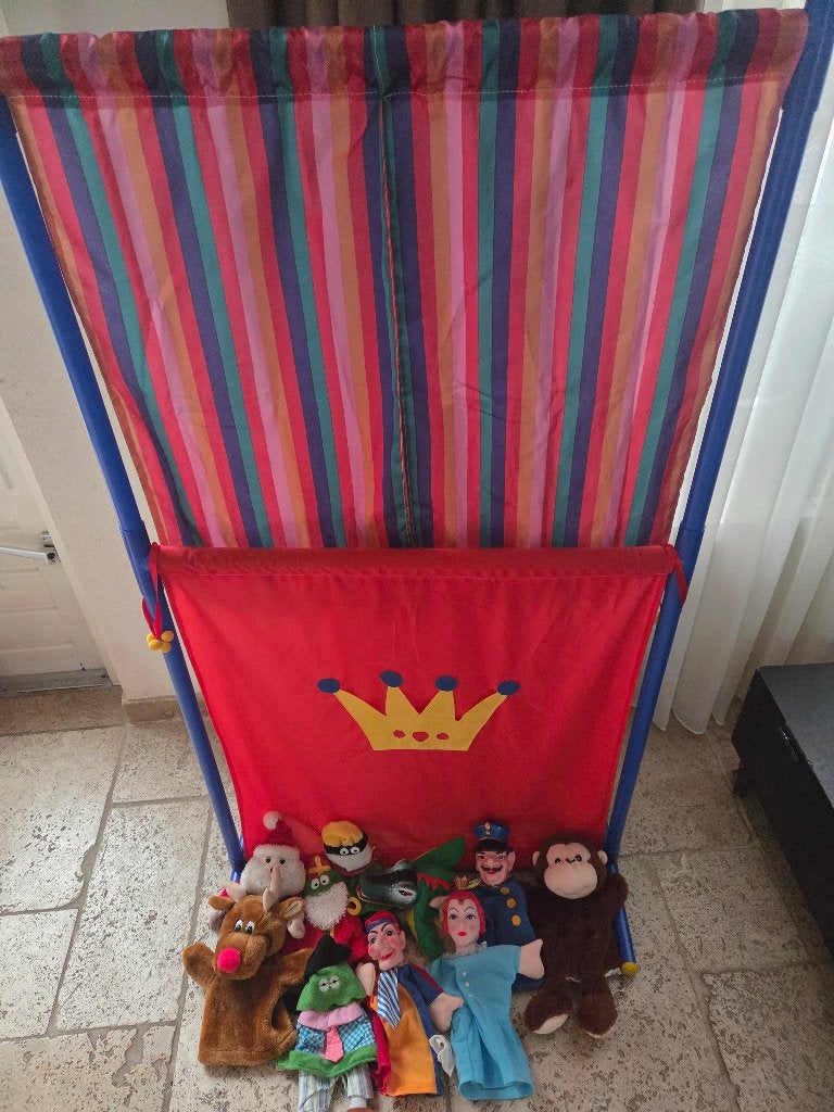 Poppenkast, Kinderen en Baby's, Speelgoed | Poppen, Ophalen, Zo goed als nieuw, Overige typen