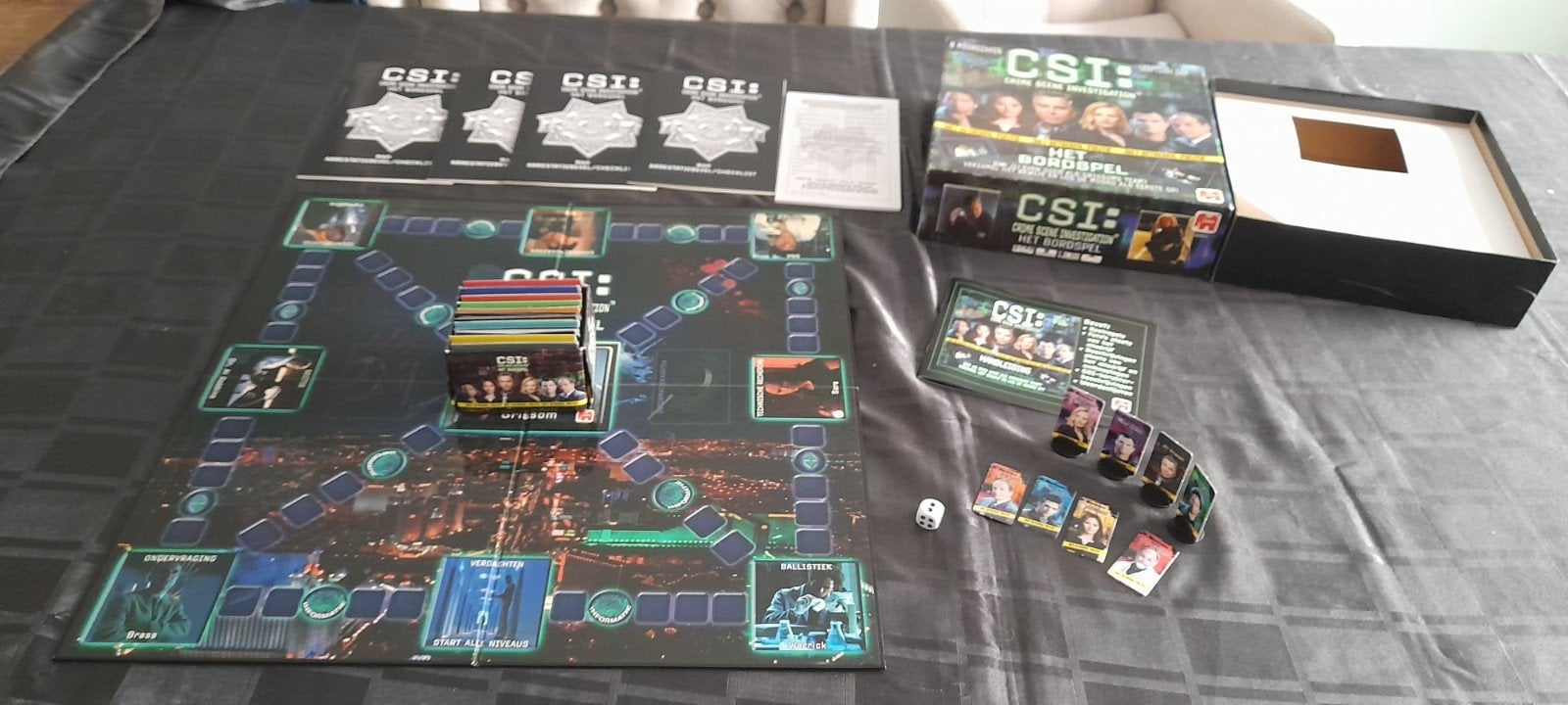 Nieuwstaat CSI Crime Scene Investigation bordspel,1x gebruik, Hobby en Vrije tijd, Gezelschapsspellen | Bordspellen, Vijf spelers of meer