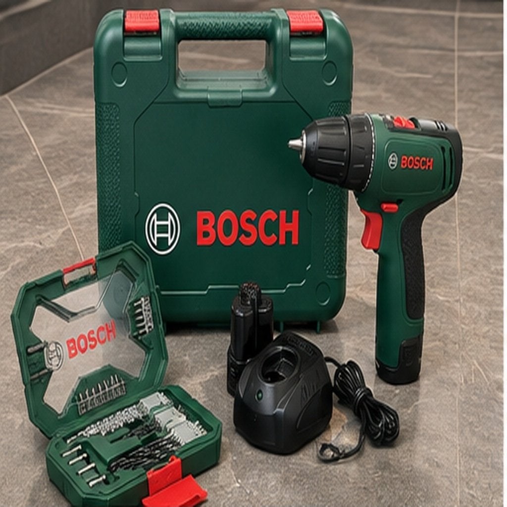 Bosch Accuboormachine met Accessoireset - Nieuw, Variabele snelheid, Nieuw, Ophalen of Verzenden, Boor- en Schroefmachine