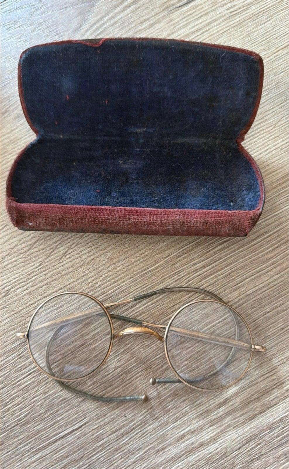 Antieke steampunk vintage bril D.R.G.M. 1078456, Verzenden