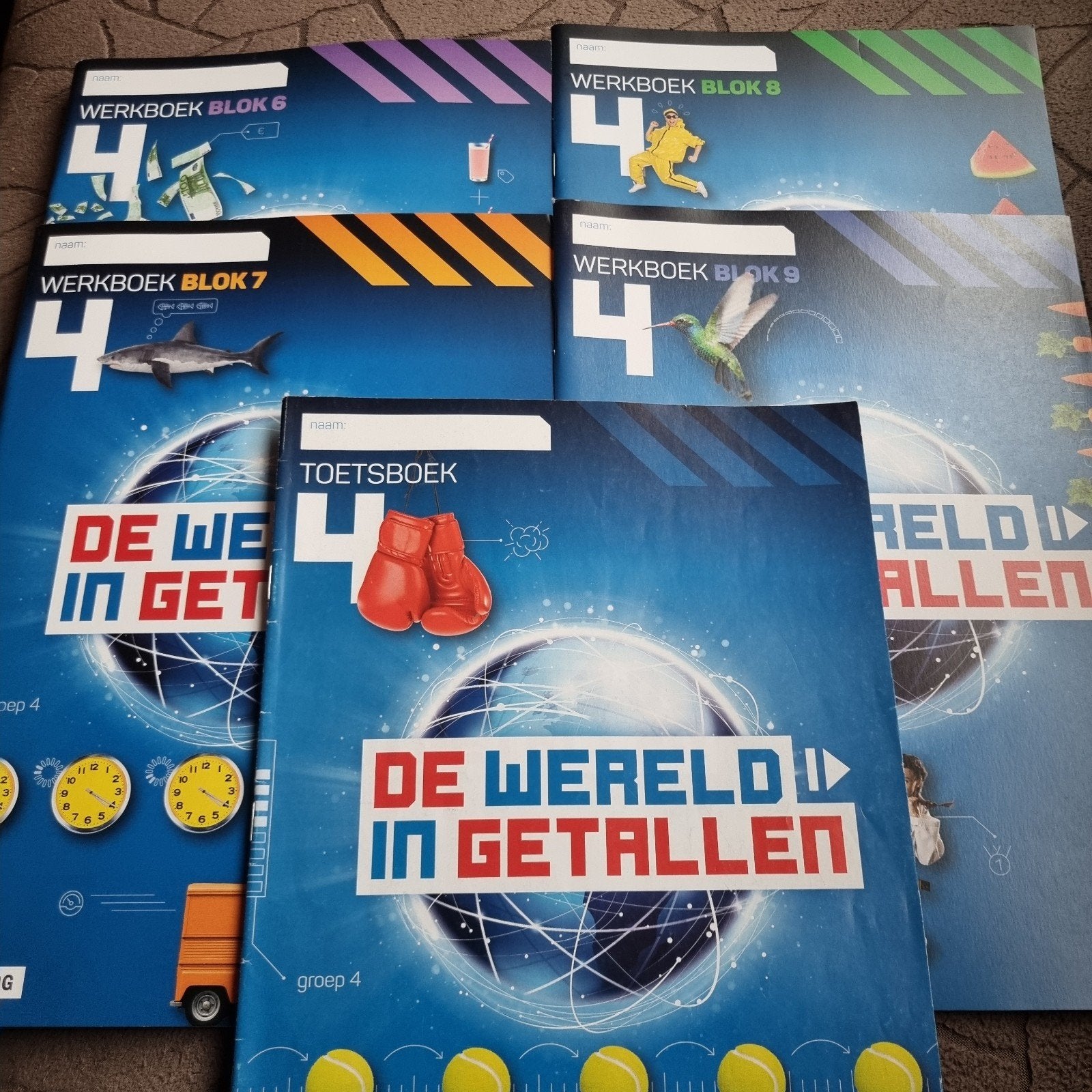 Groep 4 De Wereld in Getallen  - Werkboeken en Toetsboek, Boeken, Ophalen of Verzenden, Nieuw, Non-fictie