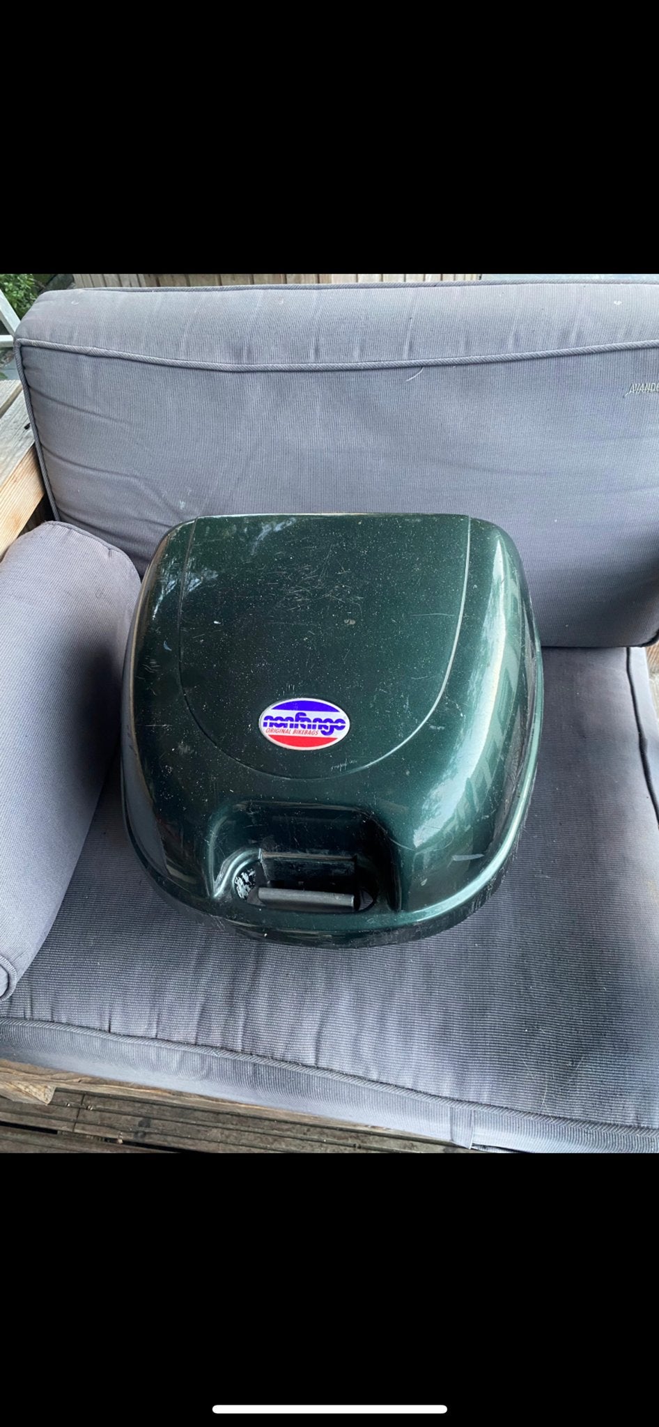 Piaggio Skr Koffer - Groen, Fietsen en Brommers, Brommeronderdelen | Scooters, Ophalen of Verzenden, Gebruikt, Overige typen, Piaggio