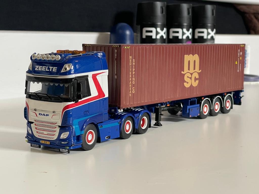 [WSI] DAF XF Zeelte Transport, Hobby en Vrije tijd, Modelauto's | 1:50, Ophalen of Verzenden, Zo goed als nieuw, Bus of Vrachtwagen
