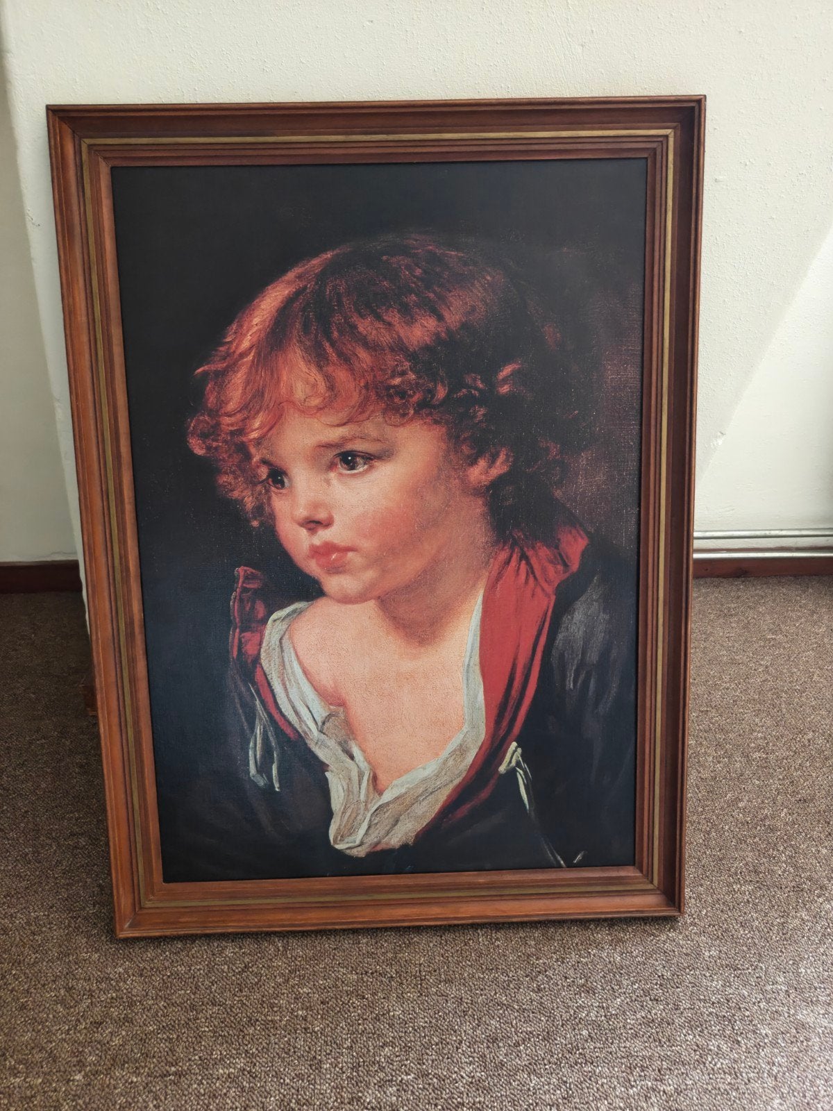 Klassiek Portret van een Kind met Rood Haar, Ophalen of Verzenden