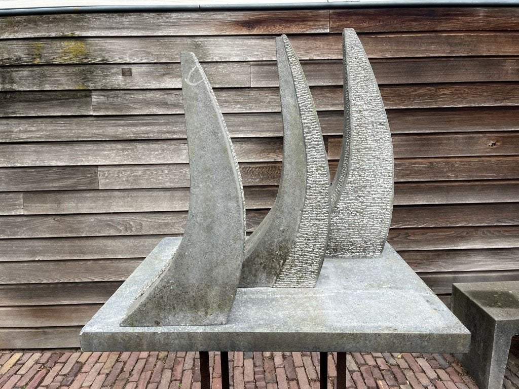 Sculpturen voor in de tuin, Tuin en Terras, Ophalen, Gebruikt, Steen, Abstract beeld