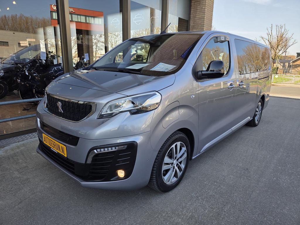 Peugeot e-Traveller 75 kWh Allure VIP Lederen bekleding 7 Pe, Auto's, Peugeot, 136 pk, Gebruikt, Zwart, Overige carrosserieën