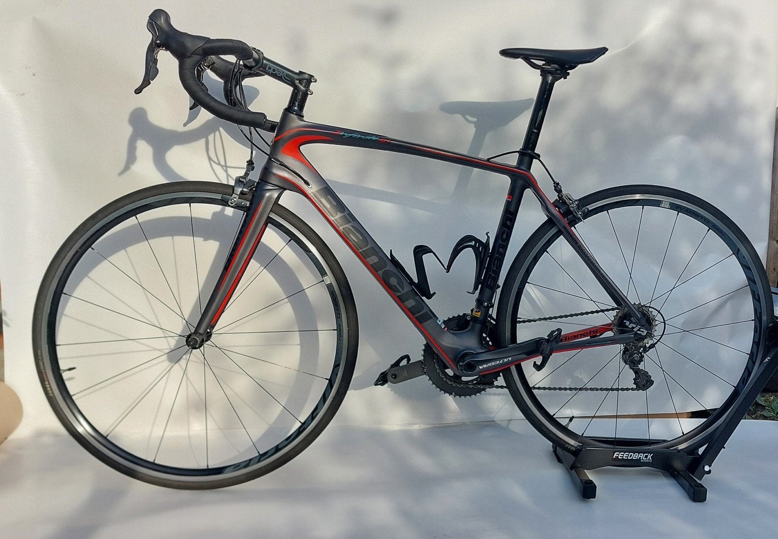 Bianchi Infinito framemaat 53, Gebruikt, Carbon, Velgrem, Meer dan 20 versnellingen