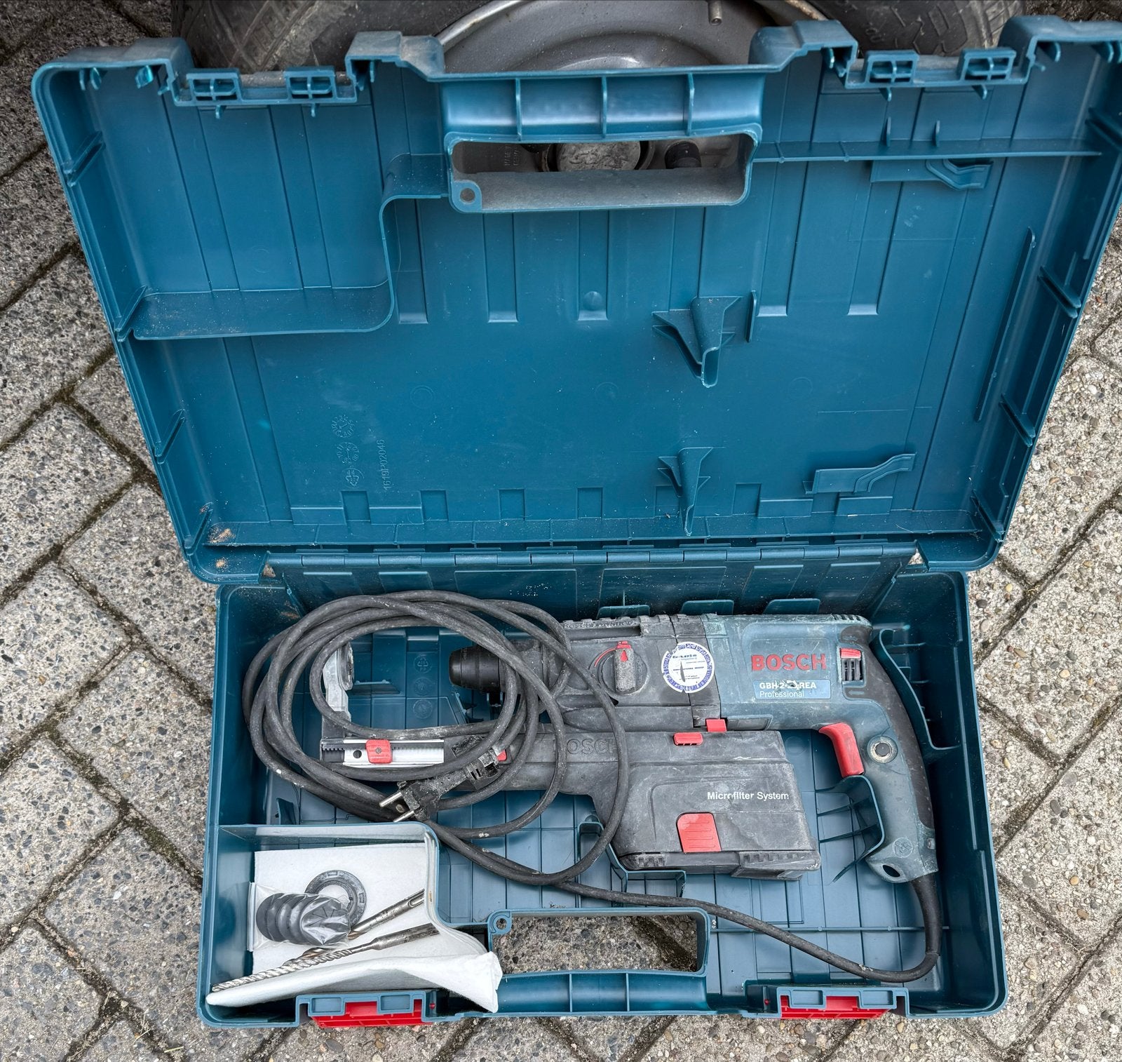 Bosch GBH 2-26 DFR Boorhamer in Koffer, Ophalen, Boor- en/of Breekhamer, Klopboormechanisme, Gebruikt