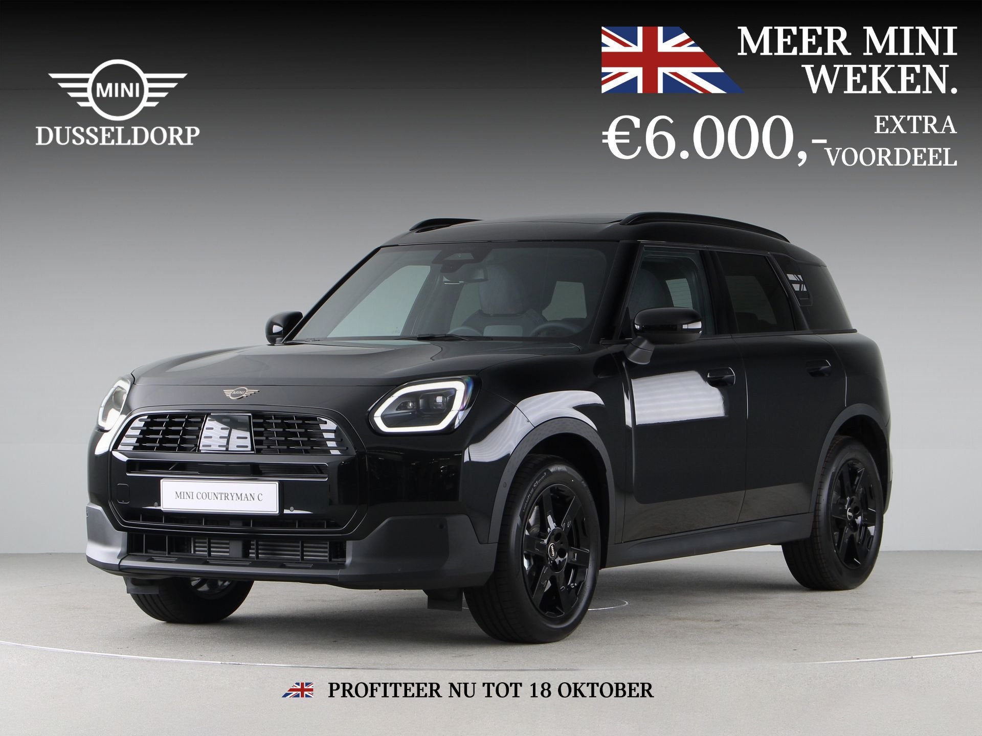 MINI Countryman C Classic Pakket M PRIVATE LEASE EUR 709,- (, Zwart, Zwart, Bedrijf, Nieuw