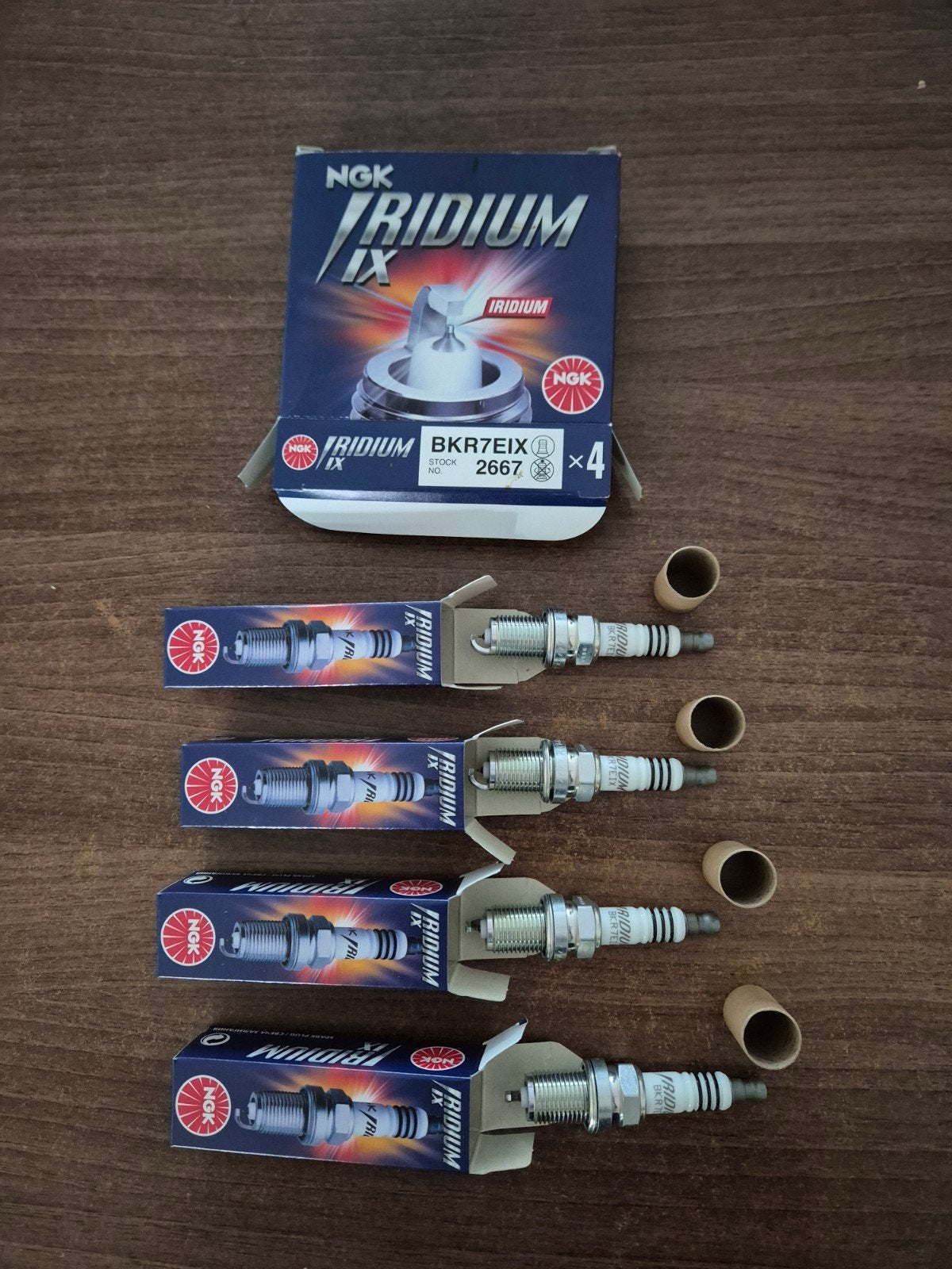 4 x BKR7EIX NGK bougies, Ophalen, Nieuw