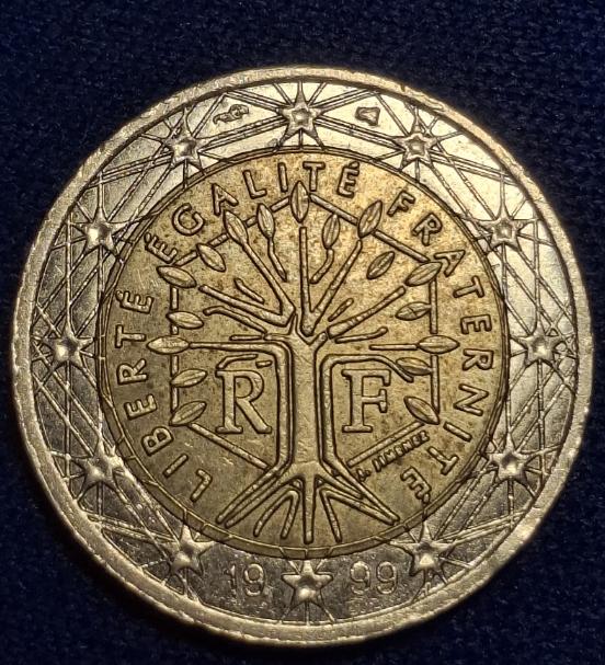 Franse 2 euro munt, Postzegels en Munten, Munten | Europa | Euromunten, Ophalen of Verzenden, Frankrijk, 2 euro, Losse munt