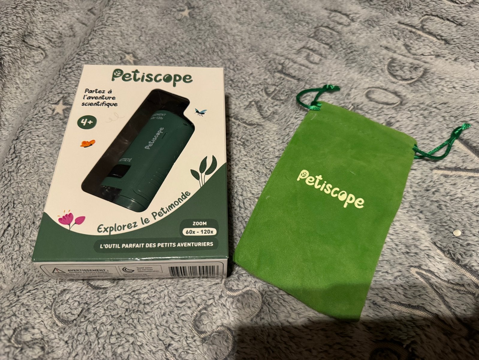 Petiscope - Mini Microscoop voor Kinderen (60x-120x zoom), Ophalen of Verzenden, Nieuw