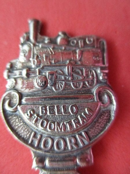 (A3607)  Hoorn Stoomtram Bello, Ophalen of Verzenden, Gebruikt, Overige materialen, Bestek