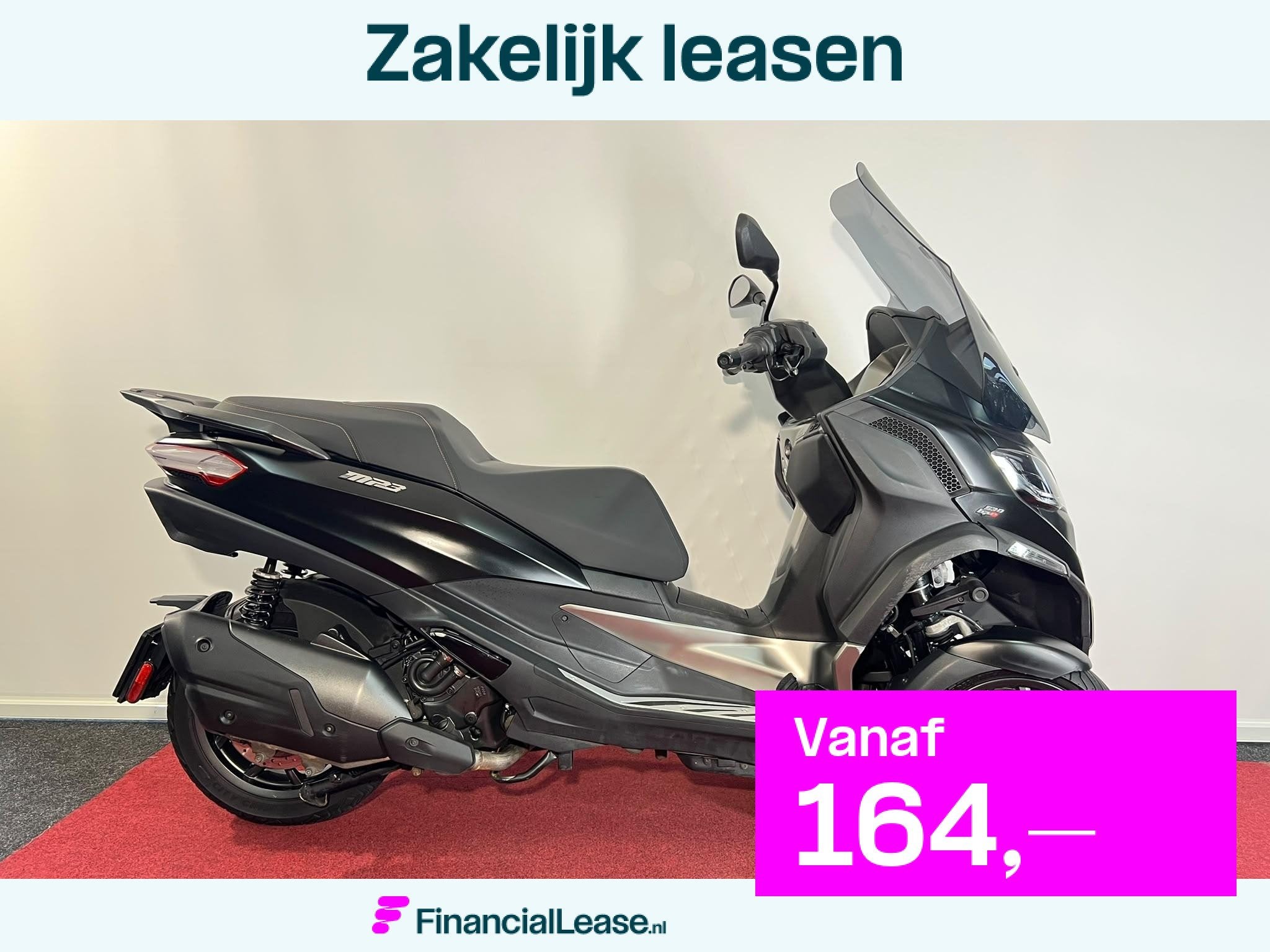 Piaggio MP3 530 HPE Exclusive, Bedrijf, Handvatverwarming, 12 t/m 35 kW, Scooter