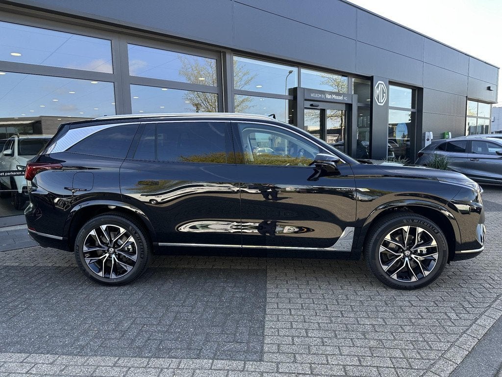MG MGS9 1.5 Premium Plug-in Hybrid | Panorama Schuifdak | El, 12 maanden, 4 cilinders, Zwart, Bedrijf