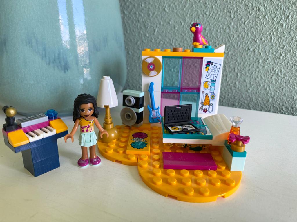 LEGO Friends Emma's Slaapkamer (41341) - Compleet met minifi, Lego, Friends, Ophalen of Verzenden, Zo goed als nieuw