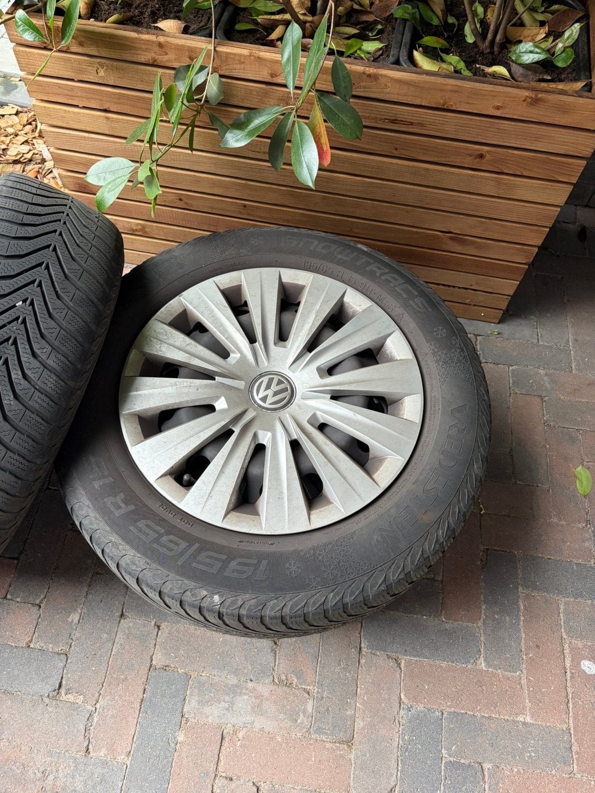 Winterbanden op stalenvelg Volkswagen Golf 7, Auto diversen, Ophalen