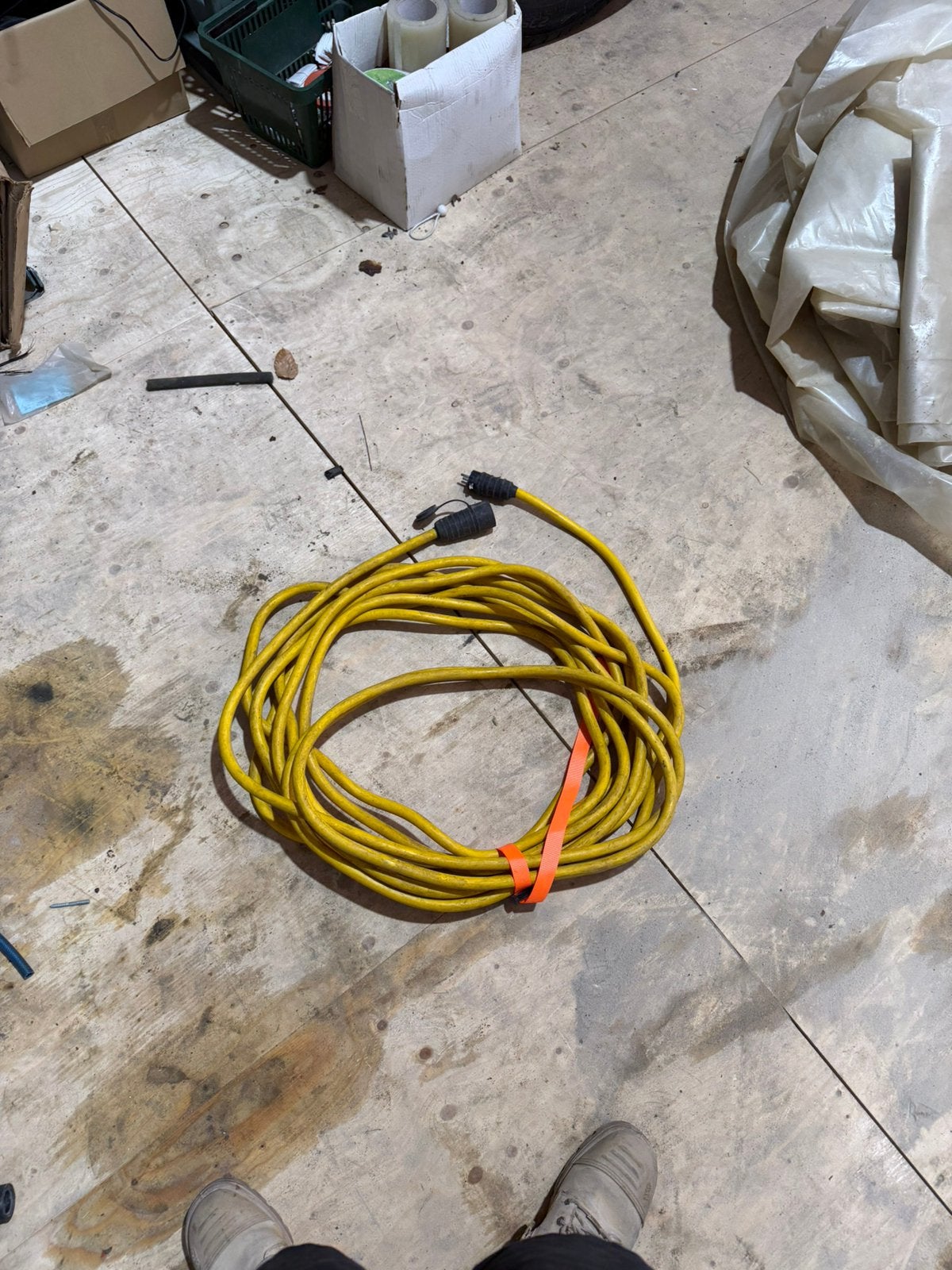 20 meter verlengsnoer zwaar, Ophalen, Gebruikt, Kabel of Snoer
