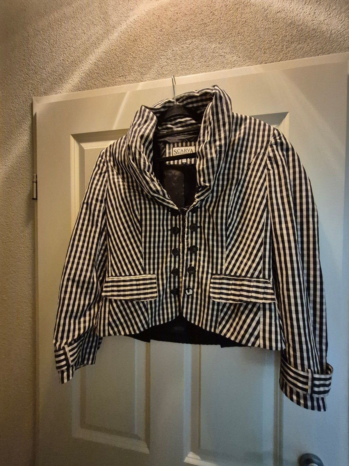 Scarva jasje. Zwart/wit. Maat 40, Kleding | Dames, Maat 38/40 (M), Scarva, Zwart, Ophalen of Verzenden