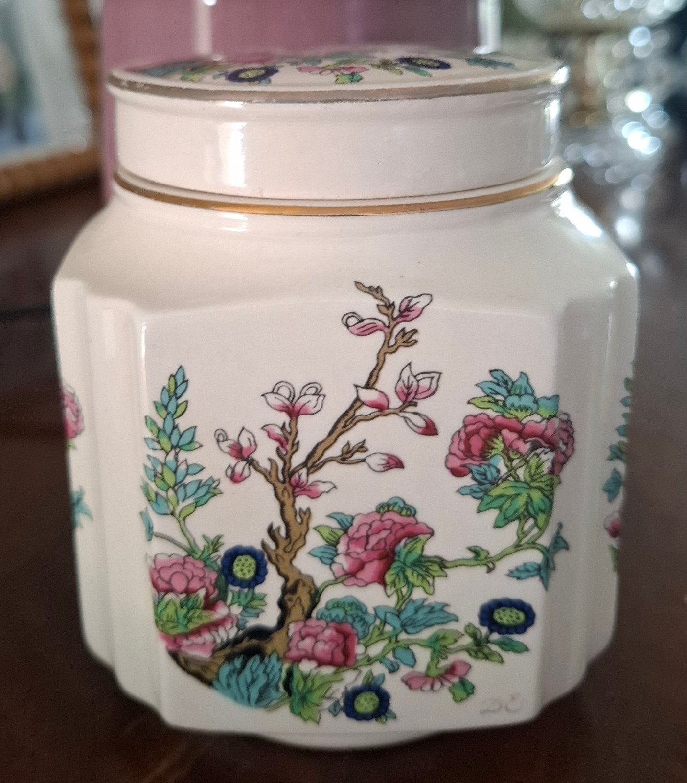 Vintage Sadler Indian Tree Theebus/Gemberpot - Jaren '50/'60, Ophalen of Verzenden