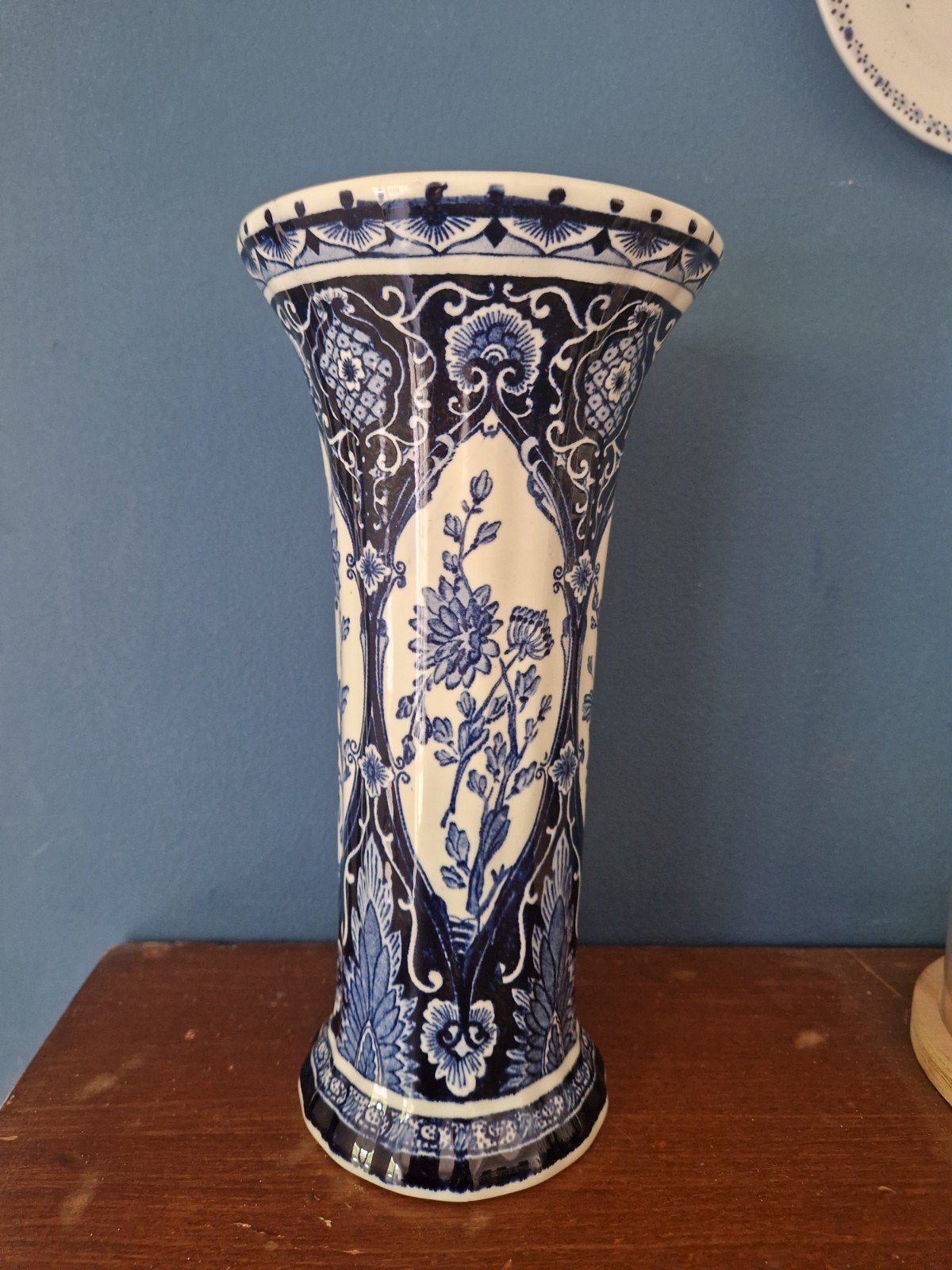 Delfts Blauwe Vaas - Royal Sphinx Boch Holland, Ophalen of Verzenden