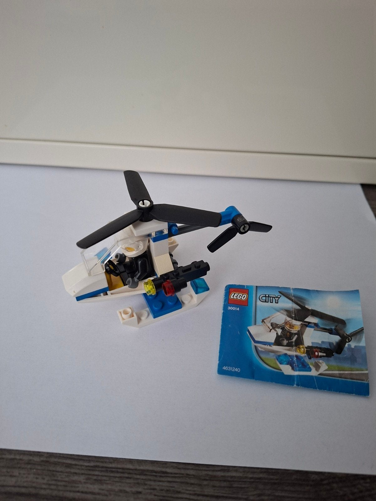 LEGO City Politie Helikopter 30014 met instructies, Ophalen of Verzenden, Gebruikt