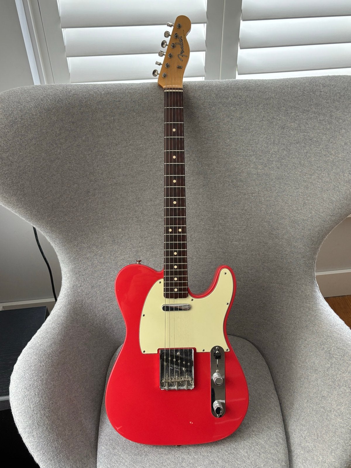 Fender Telecaster 63 Custom Shop NOS 2010 Fiesta Red, Ophalen, Zo goed als nieuw, Solid body, Fender