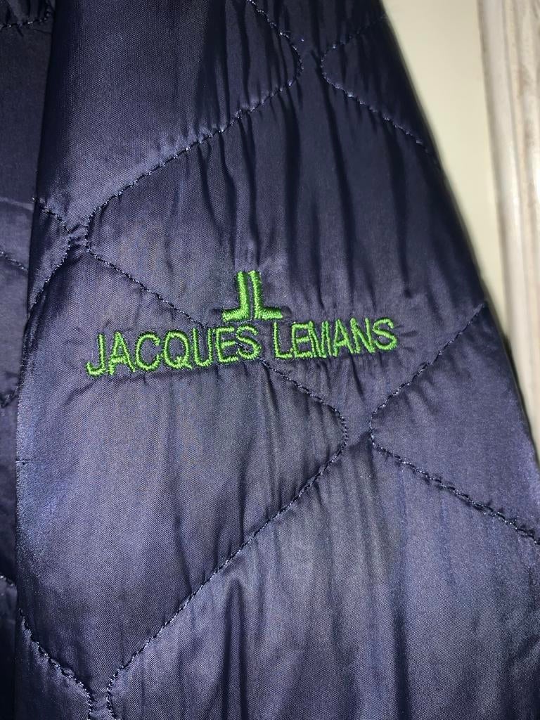 Jacques Lemans Competition gewatteerde jas - Maat L, Ophalen of Verzenden, Zo goed als nieuw, Maat 52/54 (L), Blauw