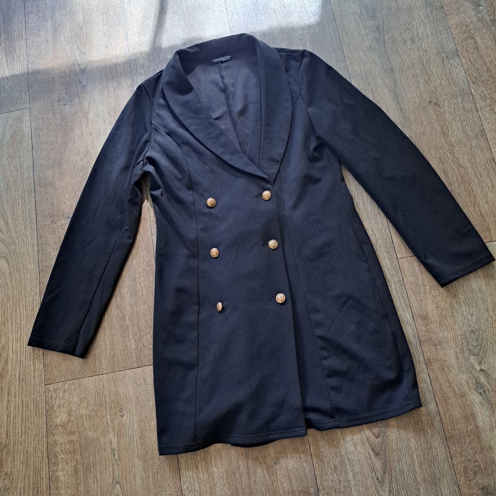 military jasje zwart mt L, Zwart, Maat 42/44 (L), Ophalen of Verzenden, Zo goed als nieuw