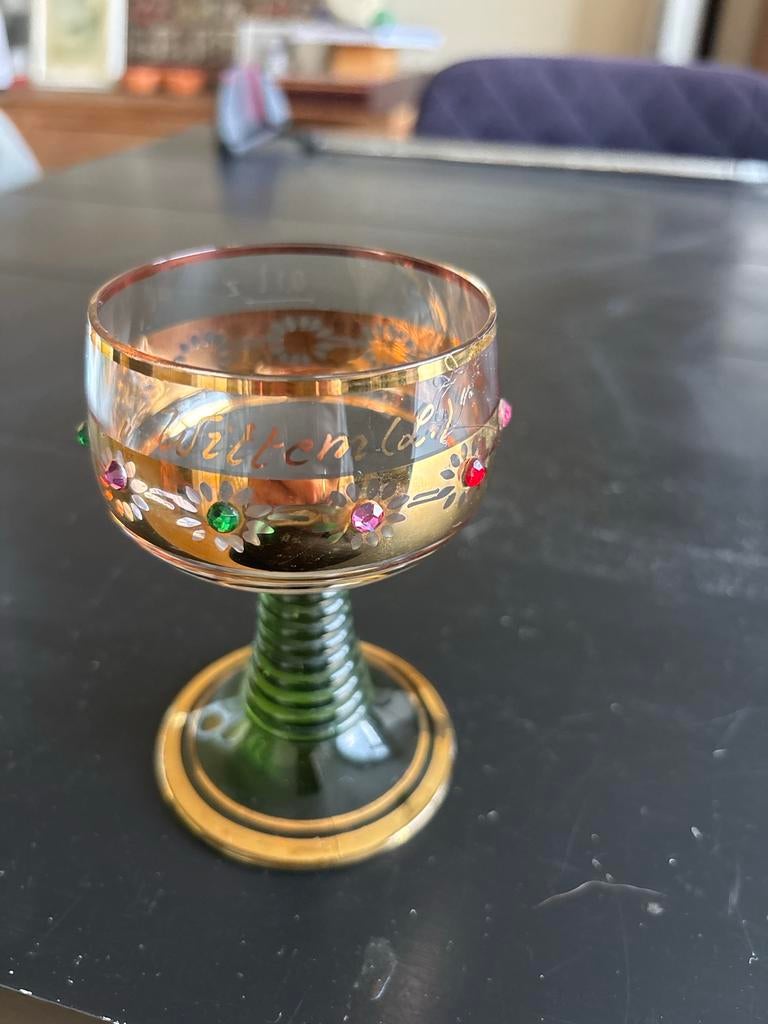 Glaasje Wittem Limburg, Antiek en Kunst, Antiek | Glas en Kristal, Ophalen