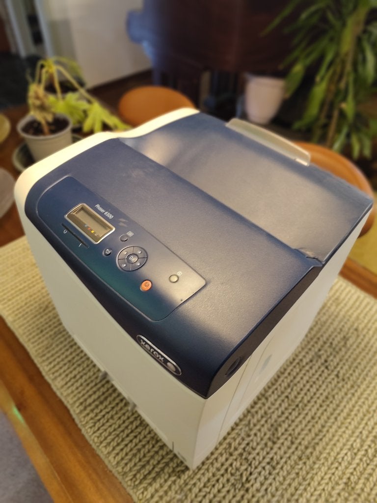 Defecte Xerox Phaser 6500N laserprinter(met toner), Computers en Software, Printers, Niet werkend, Printer, Laserprinter, Kleur printen