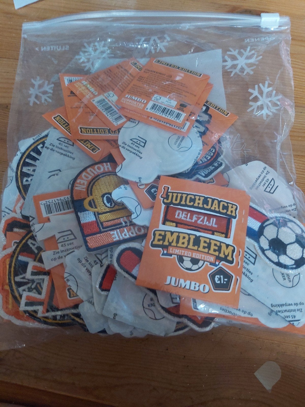 Jumbo juichjack juich emblemen, Jumbo, Ophalen of Verzenden