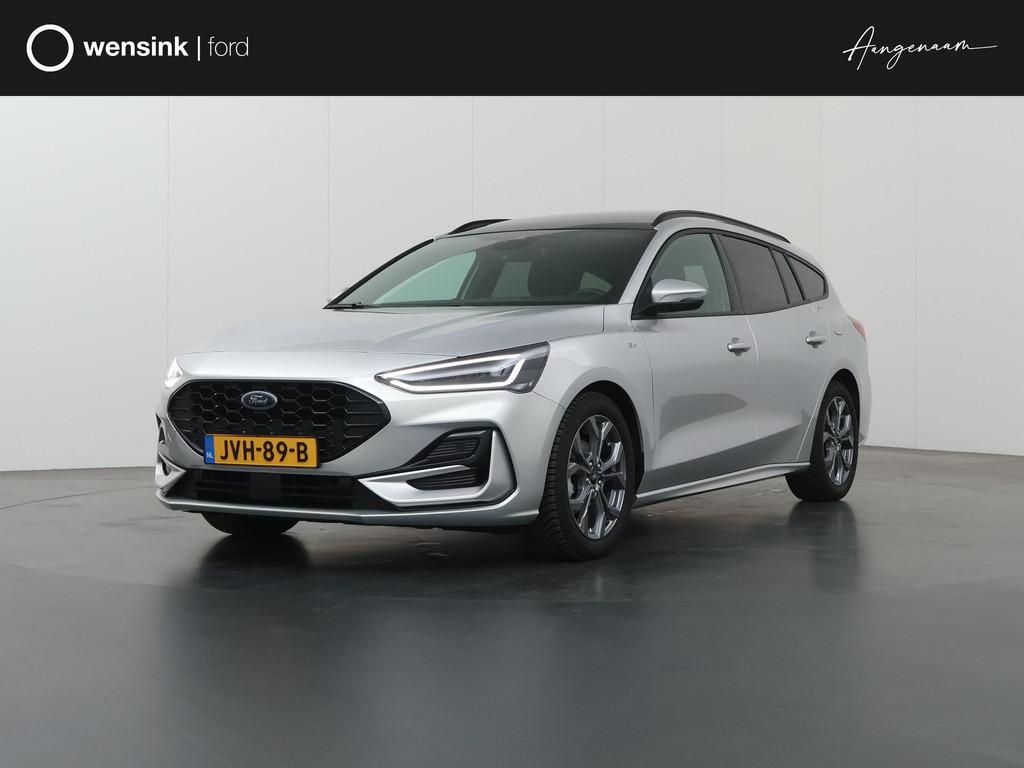 Ford Focus Wagon 1.0 EcoBoost Hybrid ST Line | Trekhaak | Pa, Auto's, Ford, Stof, Gebruikt, Lichtsensor, 1404 kg