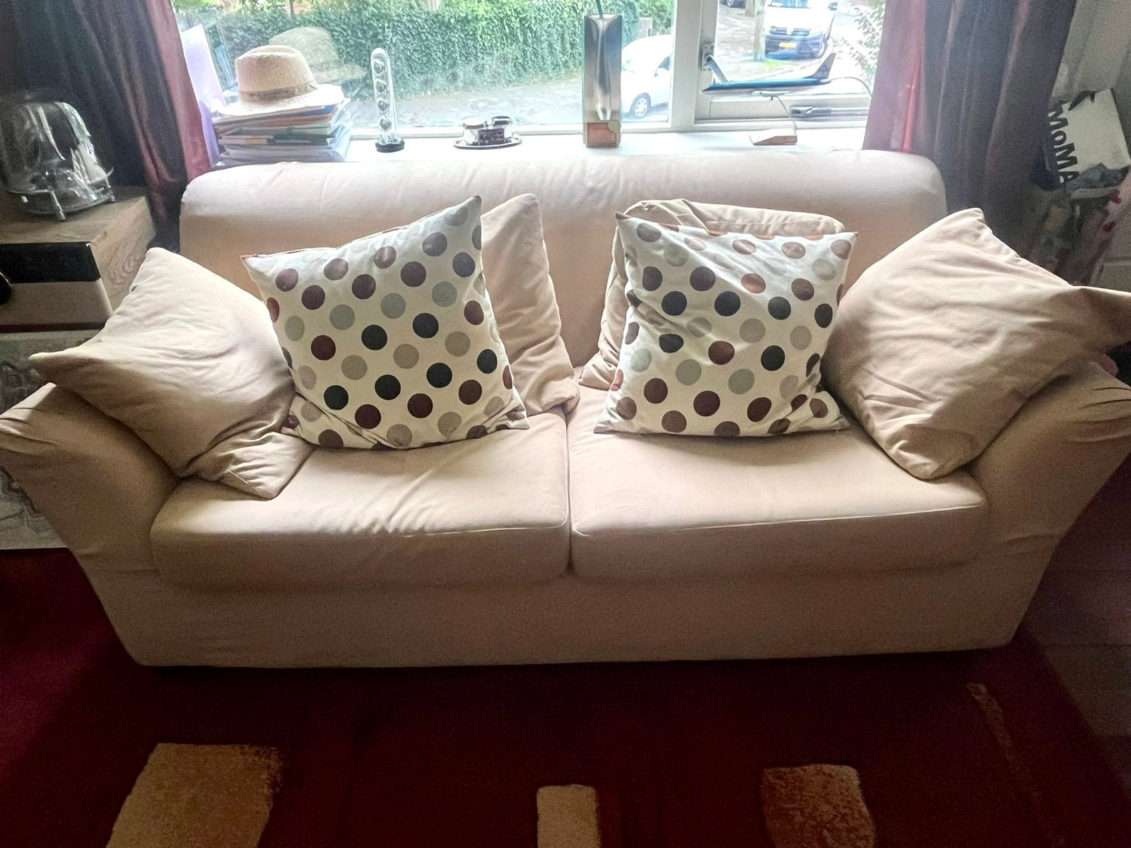 Gratis 3 zitsbank /slaapbank (1.40 x 2 m), Ophalen, Gebruikt, 150 tot 200 cm, Driepersoons