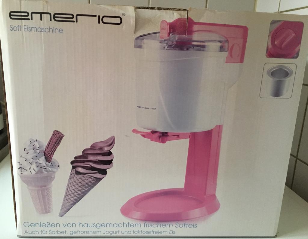 Softice-Machine Emerio, roze, zgan, Ophalen of Verzenden, Zo goed als nieuw, Koelelement