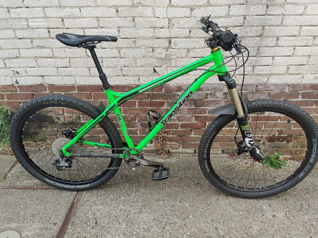 Transition TransAm 27,5 hardtail enduro. Steel is real!!, Gebruikt, Hardtail, Schijfrem, Ophalen