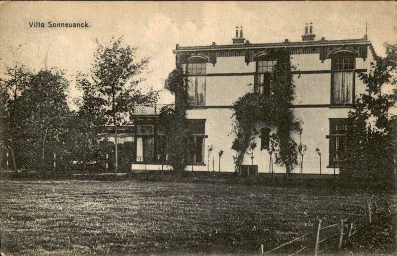 Oldenberkoop - Villa Sonnevanck, Ophalen of Verzenden, 1920 tot 1940, Gelopen, Friesland