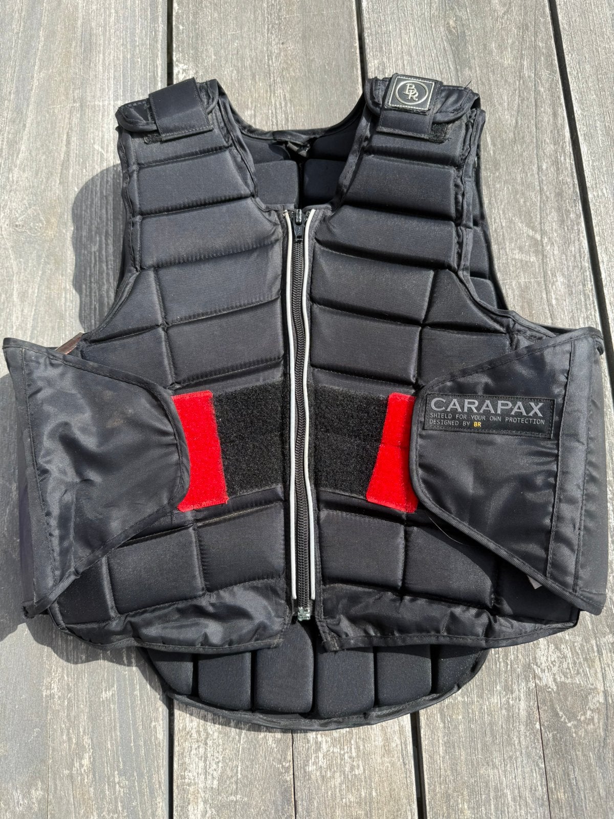 BR bodyprotector Carapax junior 14 jaar, Dieren en Toebehoren, Paarden en Pony's | Beschermers, Ophalen of Verzenden, Gebruikt