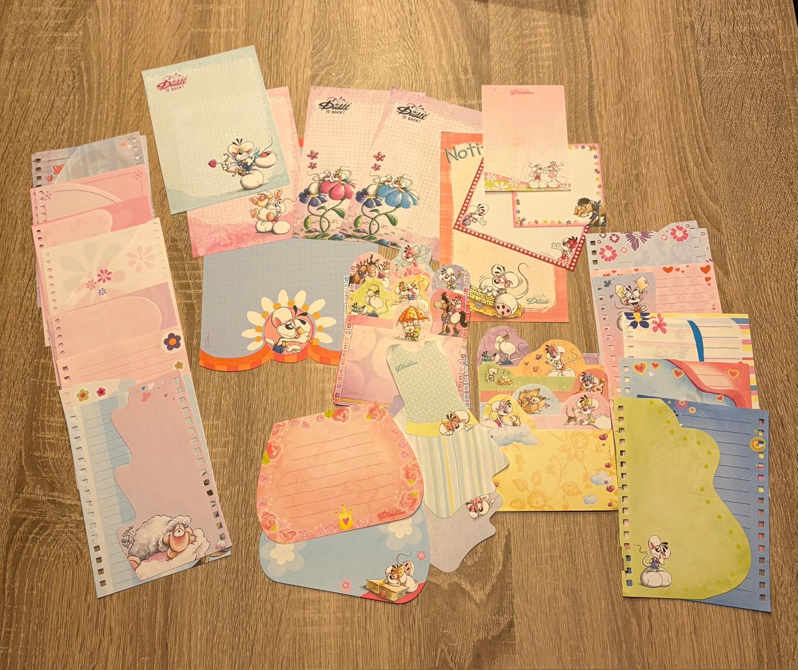 Loontjes diddl, Verzamelen, Diddl, Ophalen of Verzenden, Gebruikt, Papier, Kaart of Schrift