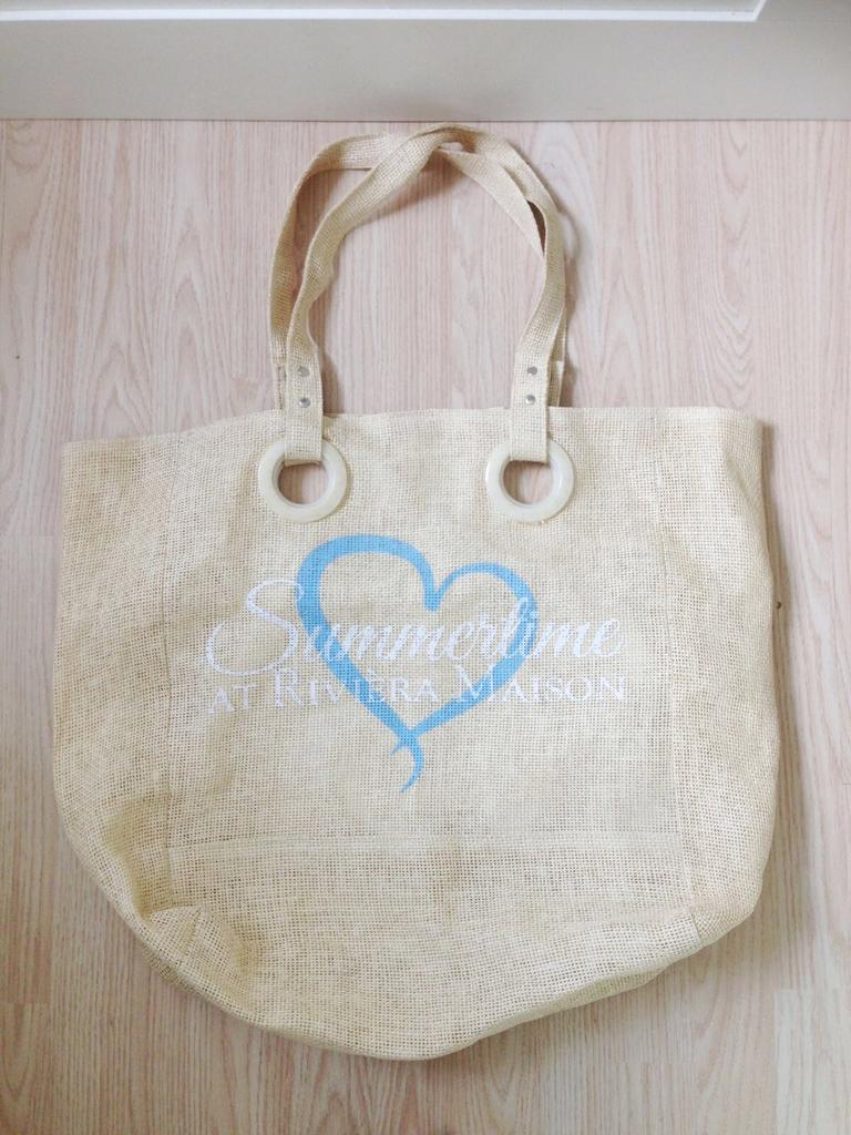 Nieuw Riviera Maison Summertime strand tas / Shopper Tas, Ophalen of Verzenden, Nieuw, Beige, Shopper