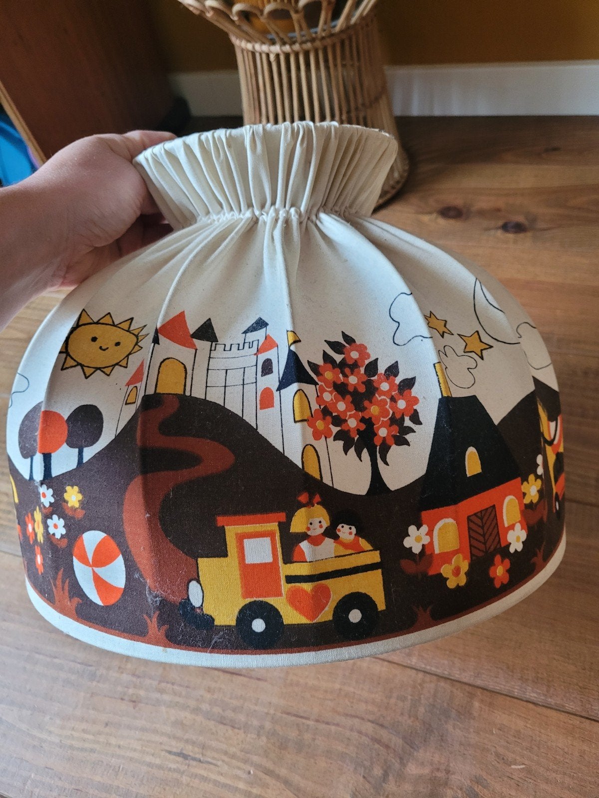 Retro originele lampenkap, Ophalen of Verzenden