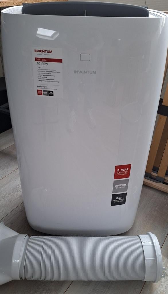 Inventum AC125W Mobiele Airco 3-in-1, Ophalen, Timer, 3 snelheden of meer, Zo goed als nieuw