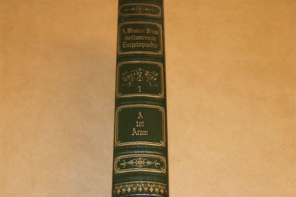 Winkler Prins [1884] Deel 1 — Met platen, kaarten etc., Antiek en Kunst, Antiek | Boeken en Bijbels, Ophalen of Verzenden